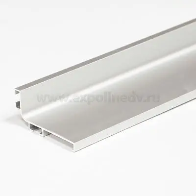 Серебро ручка-профиль modus l-образная, 4000 мм, серебро