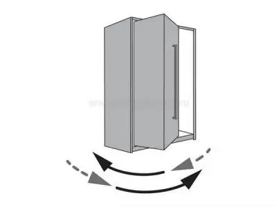Комплекты складных дверей Hettich комплект фурнитуры wingline l pull to move silent для 1 двери (2 створки), ширина до 1,2м (12кг) правый