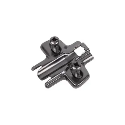 Петли мебельные Hettich (Германия) монтажная планка для sensys/intermat d1,5, евровинты, черный обсидиан