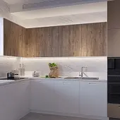 Компакт-плита SLOTEX azurita white (градиентный декор), компакт-плита slotex (12, 1320, 3050)