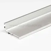 Серебро ручка-профиль modus l-образная, 4000 мм, серебро