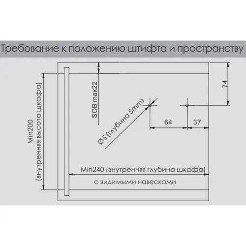 Подъемники поворотные подъемник dtc top stay sq new (250-400мм), индекс 480-1250, серый