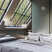 Стекло интерьерное AGC полосы стекло matelux clear, 4мм (800*2550)
