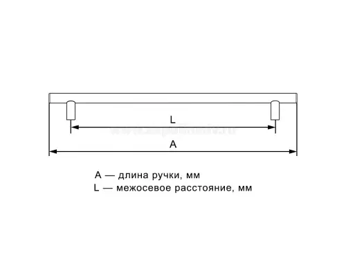 Ручки ручка мебельная 103, 128мм, матовый хром