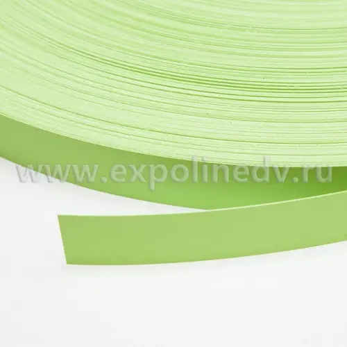 Кромка ПВХ / ABS кромка, зеленый лимон 630u 0,4, 19мм