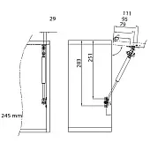 Газлифты Samsung IREX газовый лифт samsung irex с доводчиком, грузопод. 60n