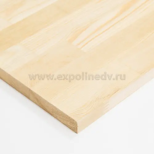 Щит мебельный Лиственница щит мебельный 18*600*2,4 сращенный, лиственница, сорт ае