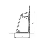 Бортики для столешниц 113, 118, TwinC, Mini plus, Generics бортик для столешницы twinc blanco marble 4,2 м