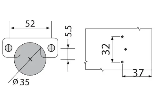 Петли мебельные Samsung IREX (Корея) петля samsung irex вкладная 110°, slide on, с мп