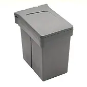 Кухонные корзины, бутылочницы контейнер для сбора мусора aff двухсекционный 2*10л, антрацит